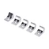 10pcs 12g Glass Shelf Brackets Zinc Alloy Shelf Support Pegs Glass Panel Board Holder Cabinet Furniture Fixing Bracket