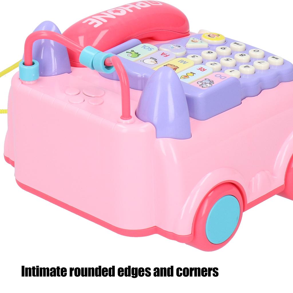 Children Telephone Toy Educational Simulation Telephone Toy with Light Music Effect