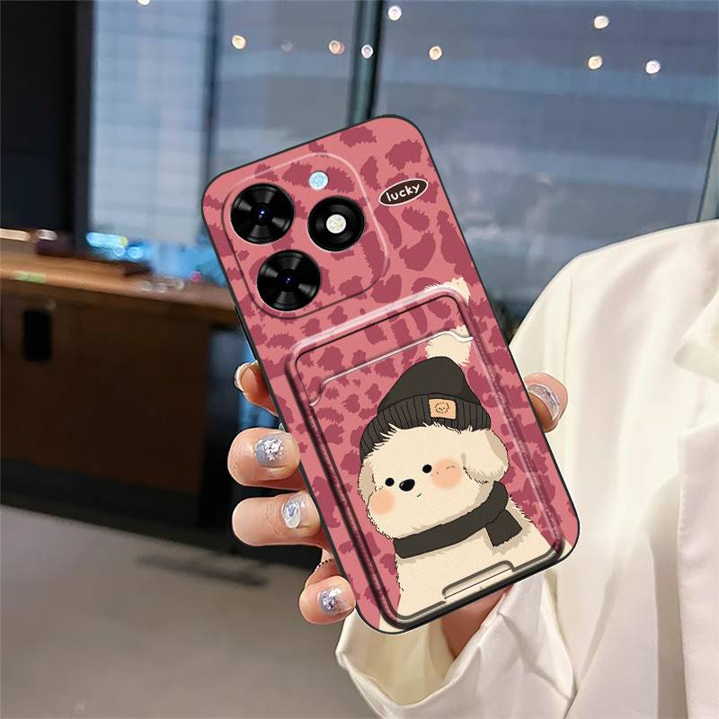Card Sleeve Full Wrap Phone Case For Tecno Spark Go 2024/Spark20C/BG6/POP8 Graffiti Waterproof Silicone Anti-knock TPU