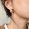 Elegant Water Drop Dangle Earrings - High-End European & American Style for Women