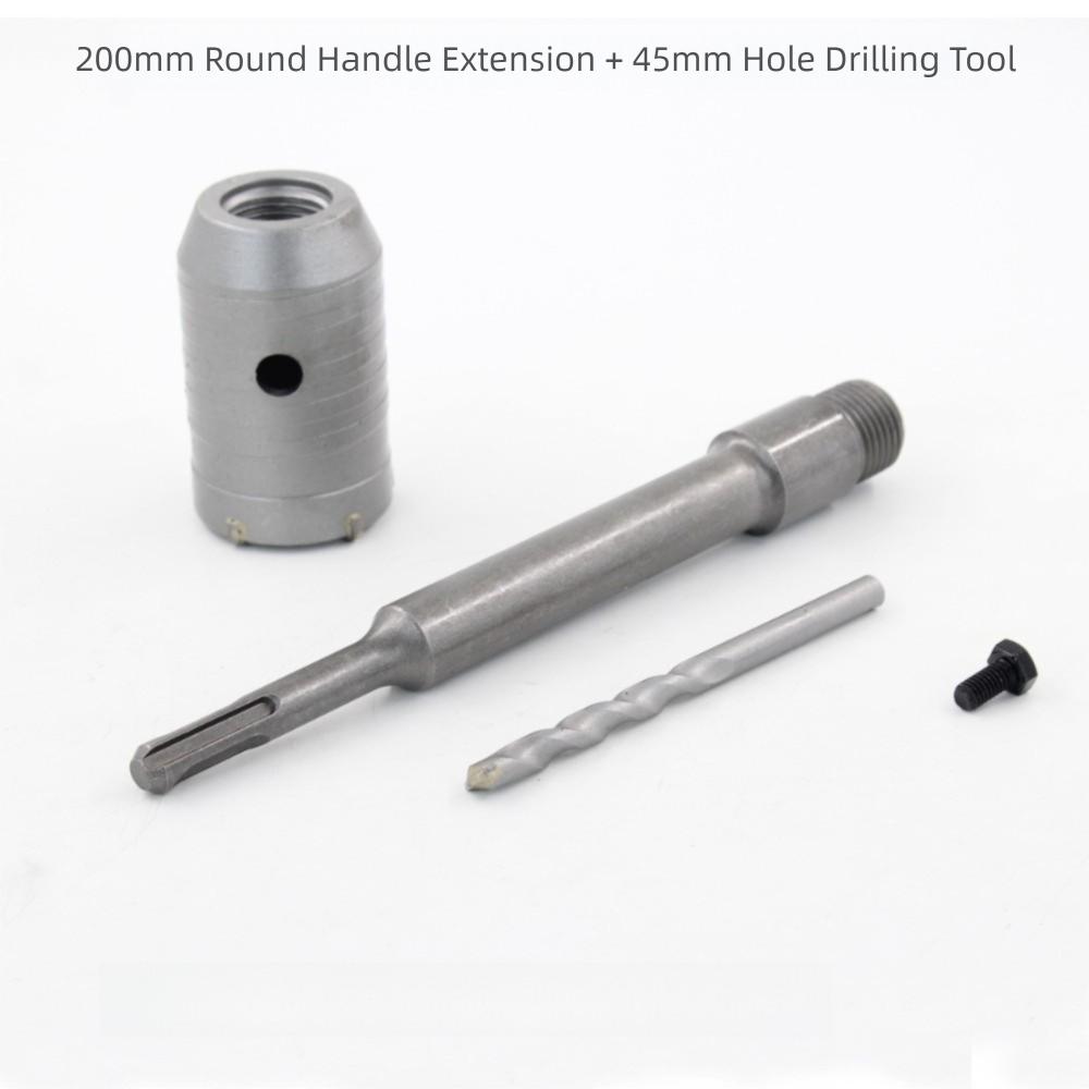 30-68mm Wall Hole Saw with Round Shaft Fast Drilling Concrete Hole Saw Hammer Drill Bit Set