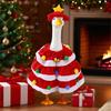 Interactive Holiday Gooses Outfit Costume For Porch Decorating Parent Child Christmas Craft Activity Yard Display