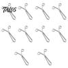 Alloy Waist Tightener 5/10Pcs for Pants, Reusable Cincher Clip No Sew Loose Jeans, Sewing Trousers Leg Shortening Clamp