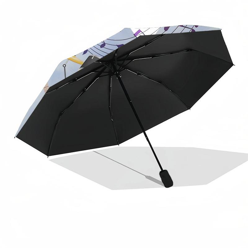 1pc Music Instruments Themed High-quality Umbrella,Automatic Opening and Closing Umbrella,Multi-functional Umbrella G0811364