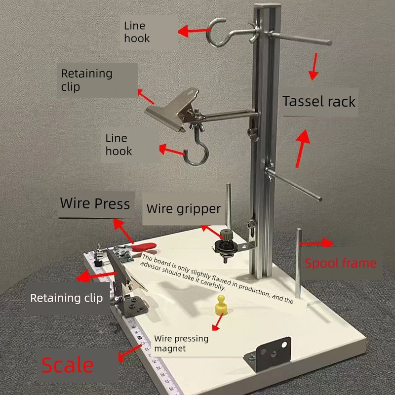 

Экологическая доска Ручная работа Кисточка Плетеный шнур Подставка Верстак Ручная веревка Цепочка-ожерелье Плетение Узел Инструмент Многофункциональный помощник 20-30cm base plate