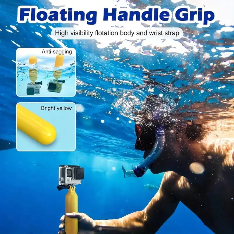 Water Floating Hand Grip Handle Mount Float Action Camera Accessories for Go Pro Gopro Hero 11 10 9 8 7 DJI Osmo Insta360