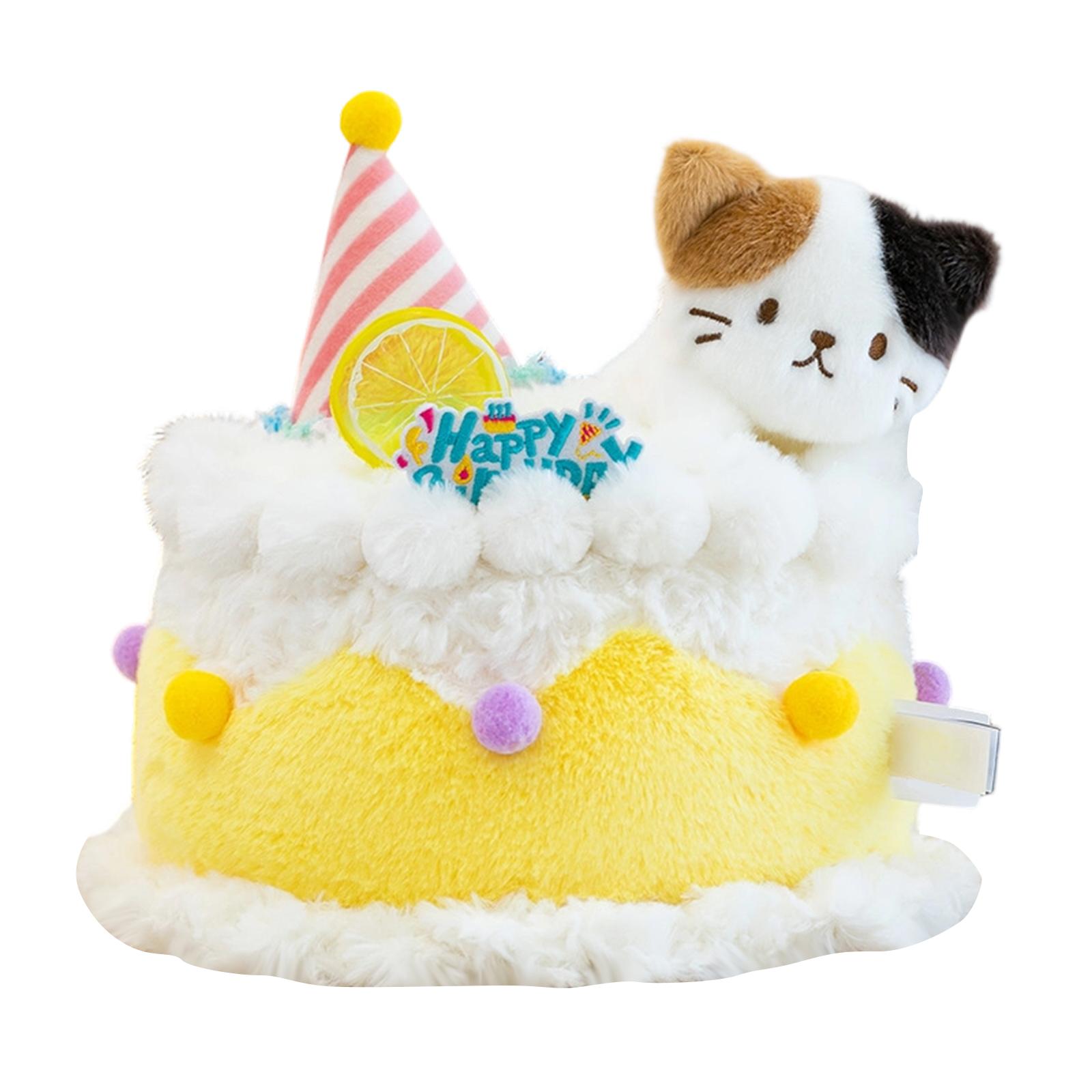 Plush Toy Doll For Birthday Cake Decoration; Small Animal Cake Doll As Birthday Gift One Size