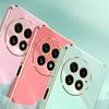 For OnePlus ACE 2 Pro 13 13R 12 11 11R 10T Phone Case Solid Color Plating TPU Slim Shockproof Glossy Soft Lens Protection Bumper Cover