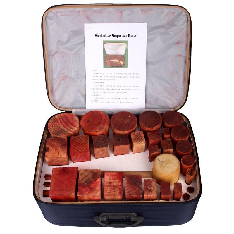 SANSHENG Wooden Emergency Leakage Plugging Wedge Kit 1 Set