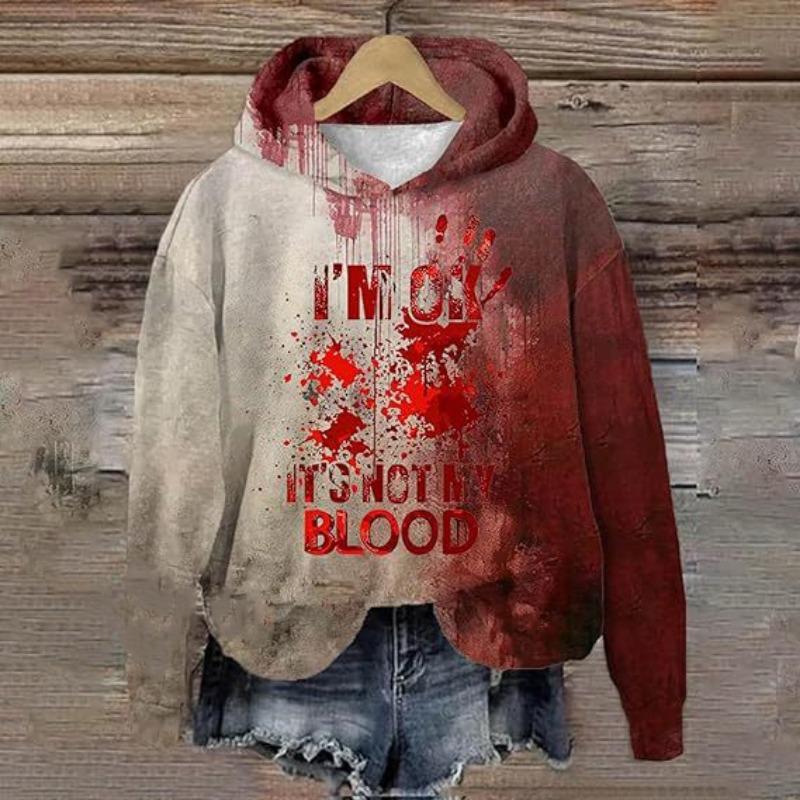 Spring And Autumn Fashion Men's Hoodie Bloody Cosplay 3D Print Hoodies Street Casual Boy Sweatshirt Women's Oversized Top Clothing