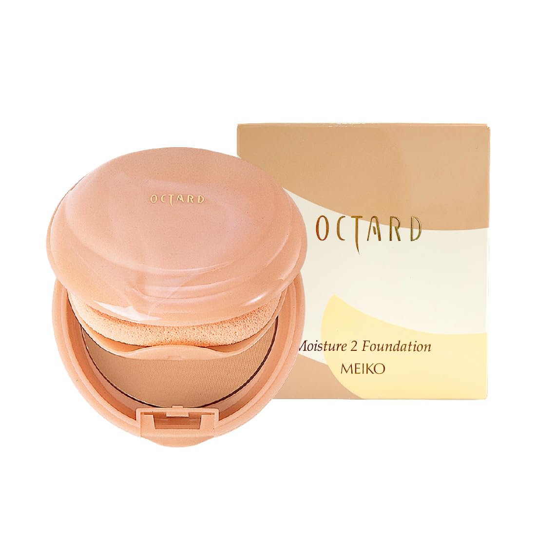 Foundation Moisture 2 851 Light Ochre 12g (Cream Pact, Light Ochre, with Case, Octard) [Meiko Cosmetics]