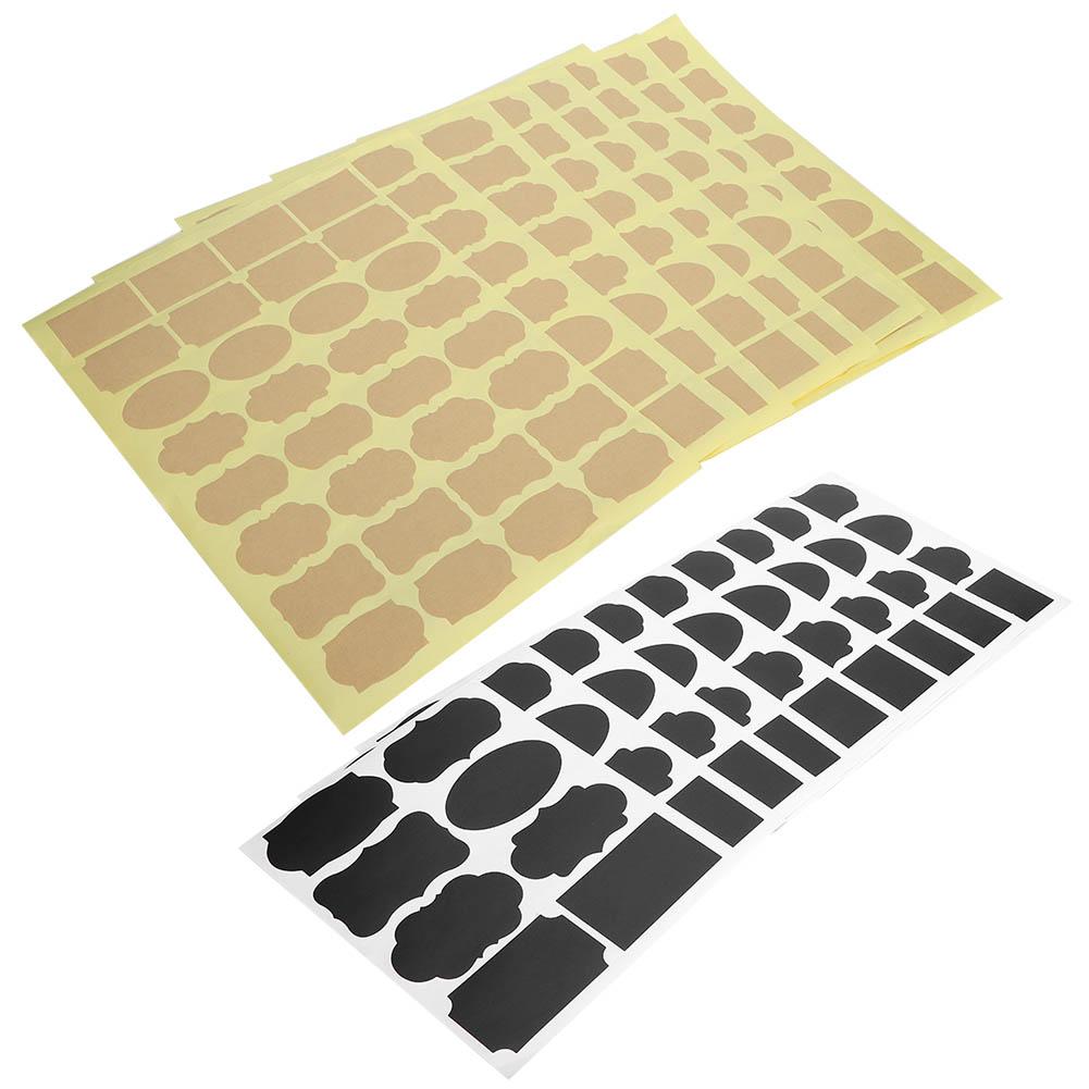 328pcs Chalkboard Label Stickers Adhesive Waterproof Sticker for Flower Pot Storage Jar
