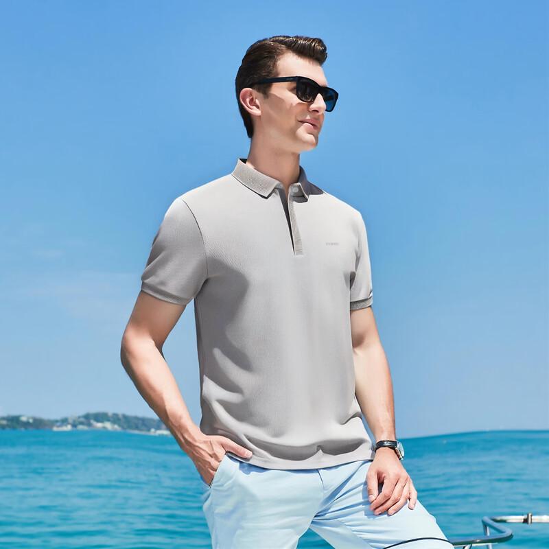 FORTEI Men's Moisture-Wicking Pique Polo Shirt