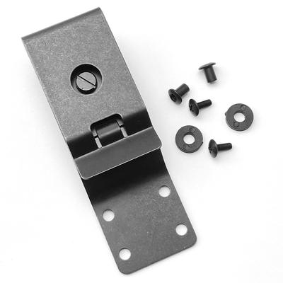 1piece Stainless Steel K Sheath Waist Clip KYDEX Making Scabbard Clip K Sheath Accessories Carry Sheath Tool with Two Set Screws