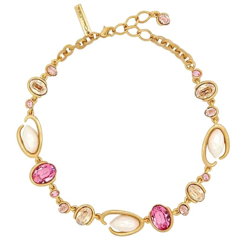 Oscar Premium Street Auction O-Shaped Long Flash Diamond Nightclub Banquet Jewelry Necklace Collarbone Chain Women'S Nightclub
