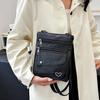 Damen weiche Lederschulter-Crossbody-Tasche Münzbörse