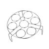 Egg Steaming Tray 7 Hole Breakfast Rack Stainless Steel Cooking Silver