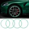 4Pcs Wheel Rim Protector Strip Scratch Resistant Stylish Look Adhesive Installation Wheel Hub Rim Gu