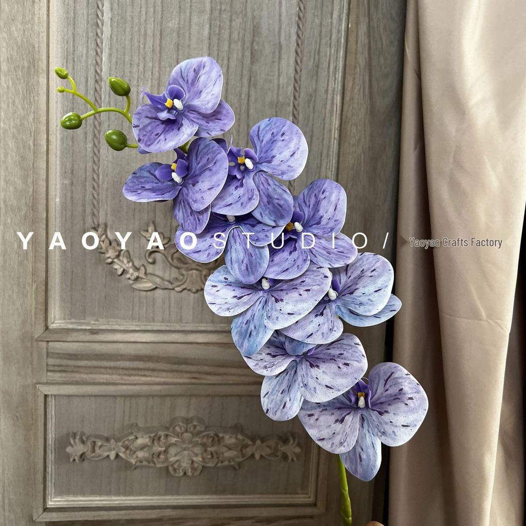 3D Printed Phalaenopsis Orchid, 9-Head Nordic Wedding & Dining Decoration, Floral Art Film Prop
