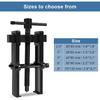 Two Jaw Bearing Gear Puller, Bearing Gear Puller Tool Kit, Twin Legs Bearing Gear Puller Remover Hand Tool Removal Kit, For Automotive Flywheel,