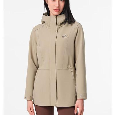 Pelliot Damen Herbst/Winter Jacke mit tailliertem Bund für den Außenbereich