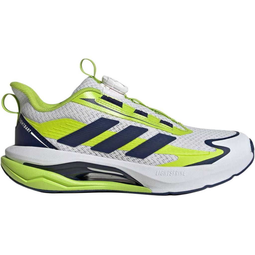 Adidas Lightdart Comfortable Fashion Versatile Non-Slip Wear-Resistant Kids Running Shoes Kids Running Shoes White KJ3979