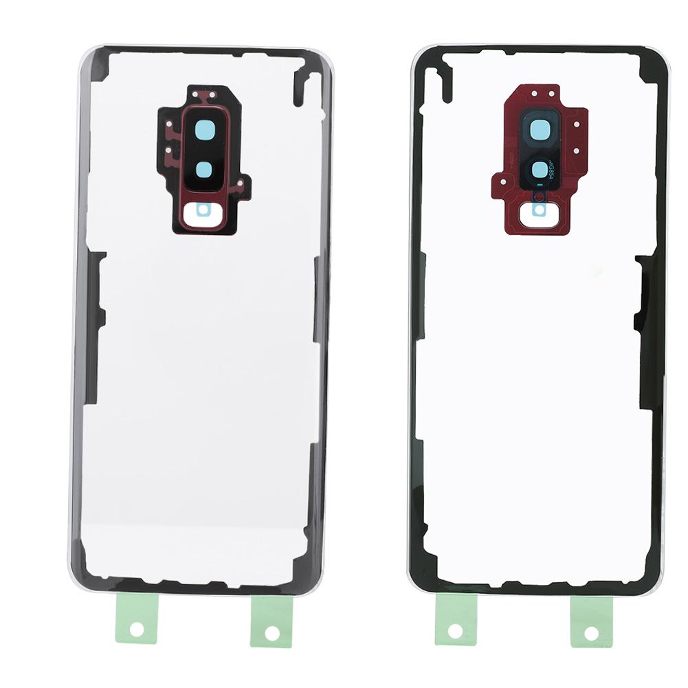 

Phone Back Case For Samsung Galaxy S9 plus G695 Model Transparent Phone Battery Cover(Red) красный