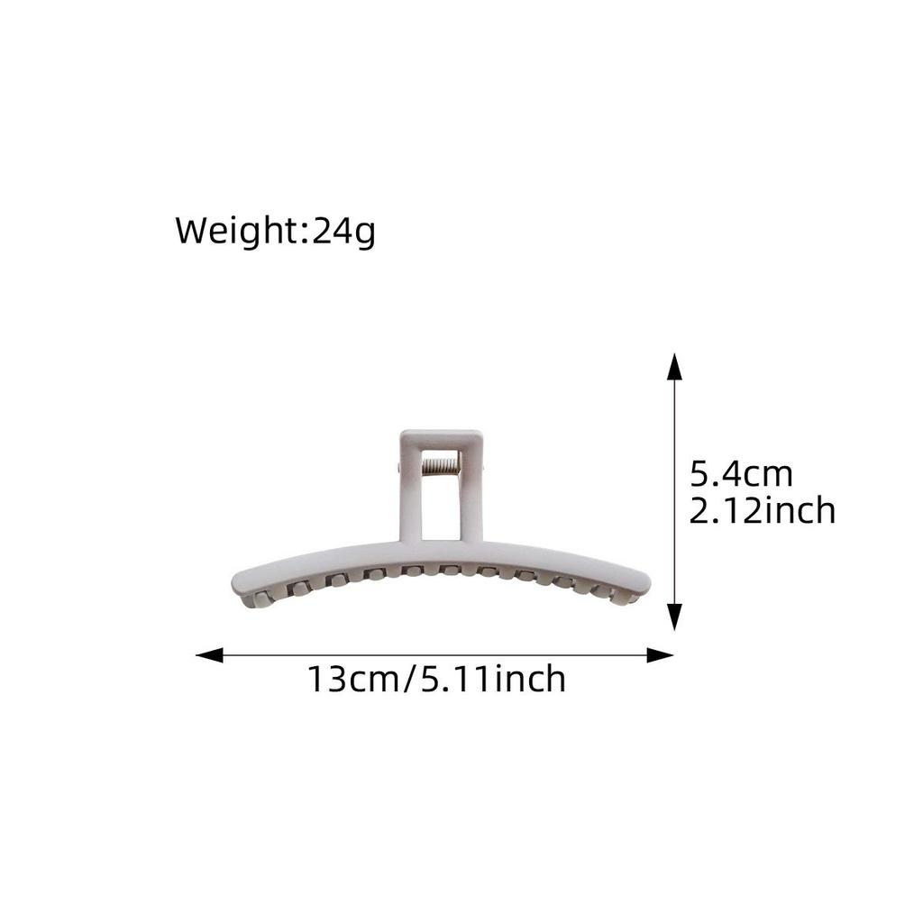 Matte einfarbige Einlinien-Greifklemme, einfache Haiklemme für den Hinterkopf, Koreanische Haarspange, Haarnadel Haarschmuck
