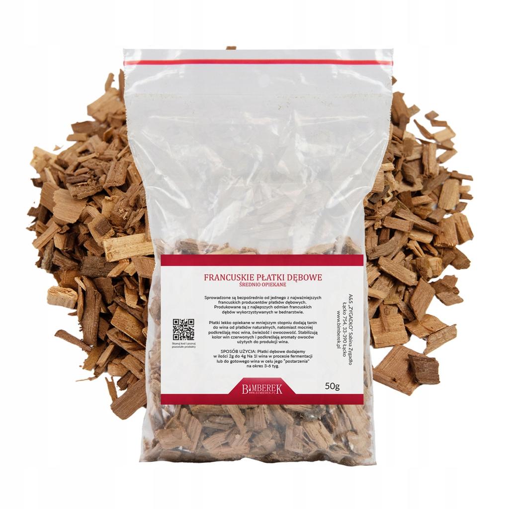 Medium Toasted French Oak Flakes 50G For Wine Better Taste And Aroma