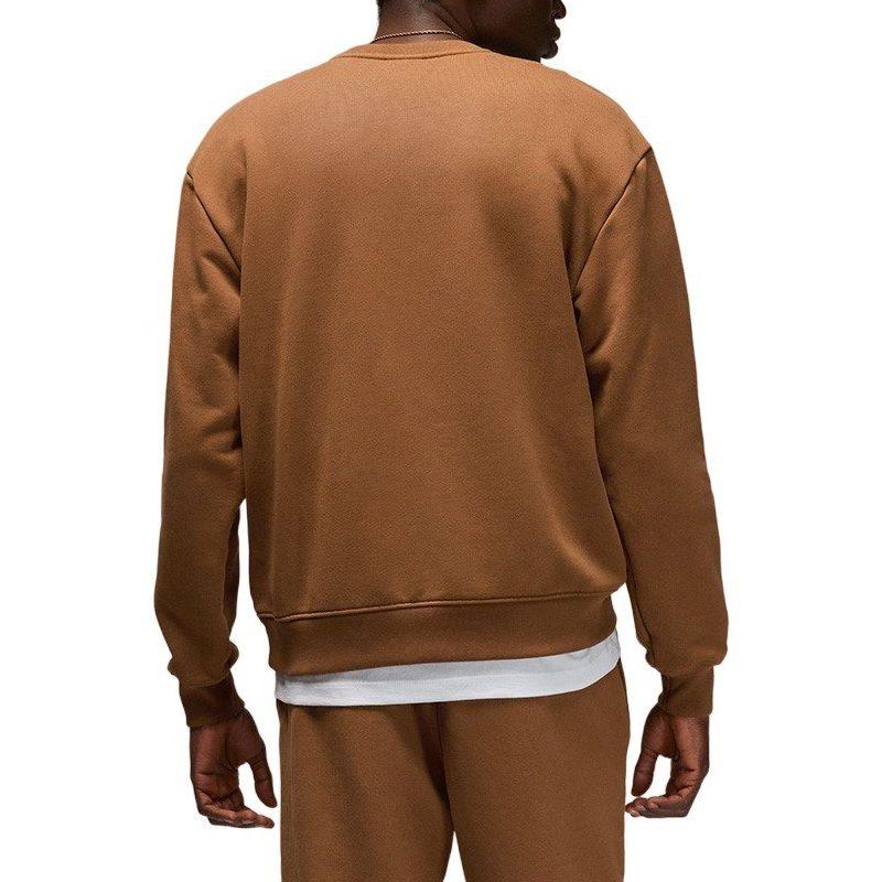Jordan Air Sweatshirts Men's Tan Crew Neck Moderate Regular FJ7788-281