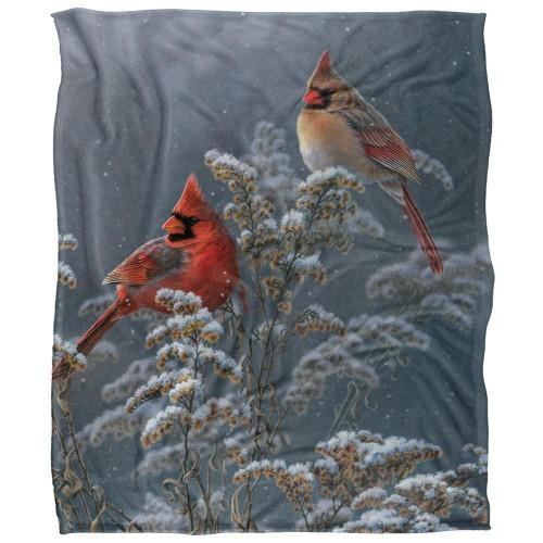 JQ Licensing Silky Cardinal Supersoft Blanket