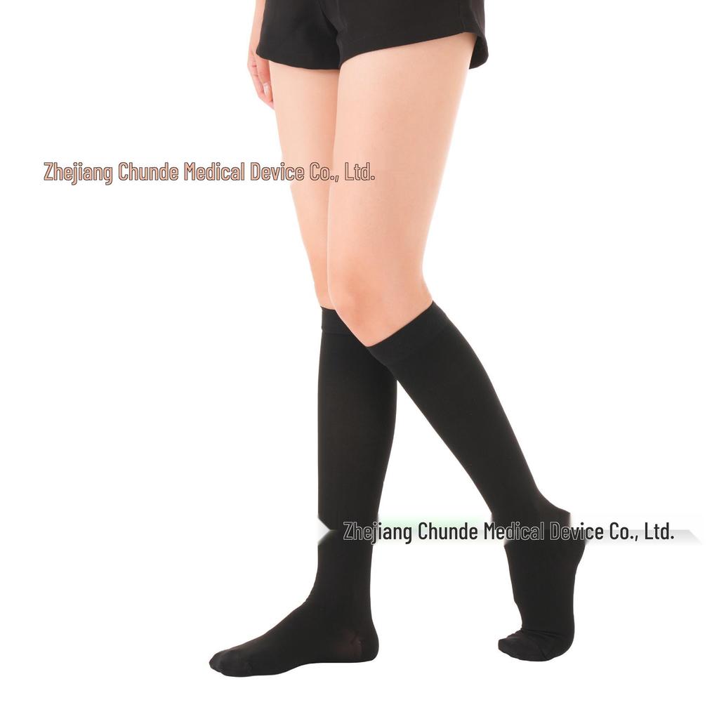 Medical Grade Class 1-2 Mid-Calf Compression Socks for Varicose Veins