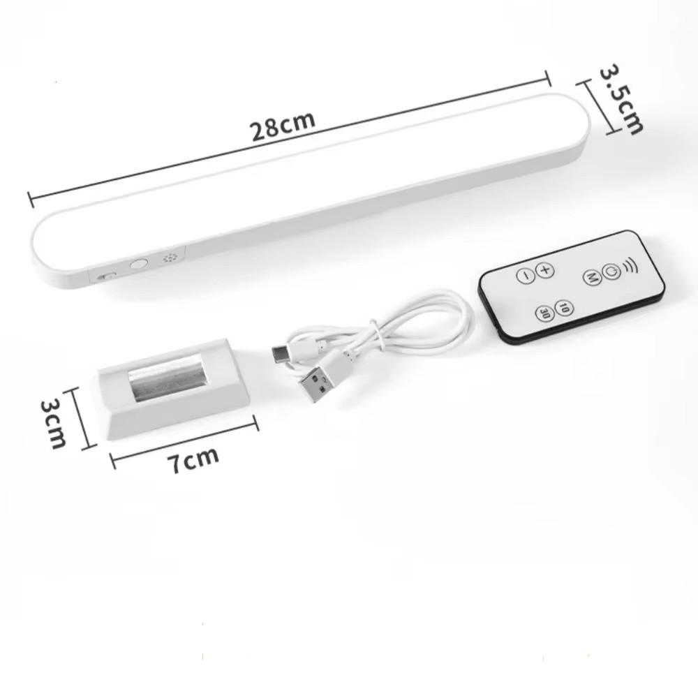 LED Magnetic Eye Protection Remote Reading Switch Desk Lamp Three-speed Stepless Dimming USB Rechargeable Student Learning Lamp