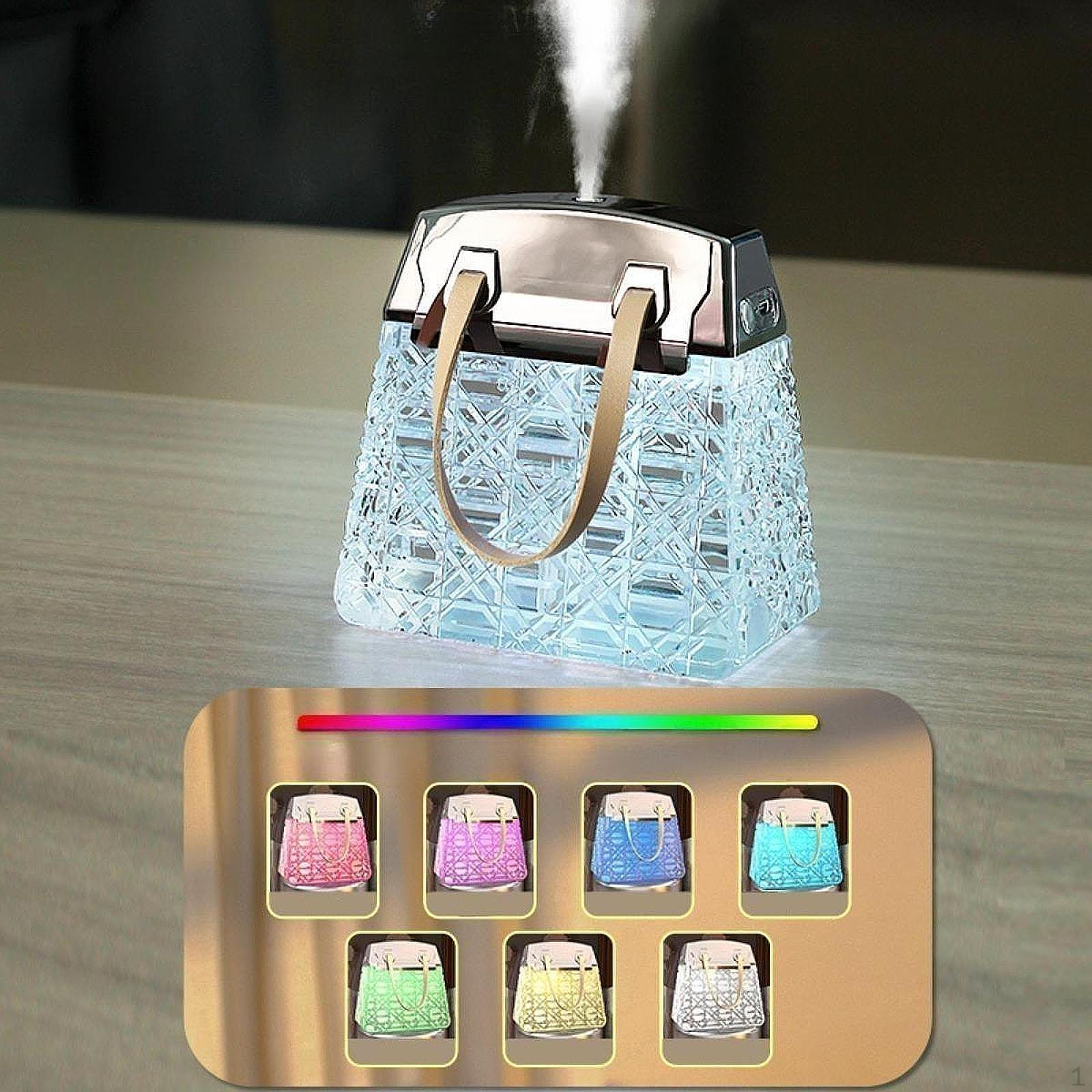 

USB увлажнитель воздуха 7 цветов домашний ароматизатор небольшой светодиодный атмосферный светильник для СПА йоги белый