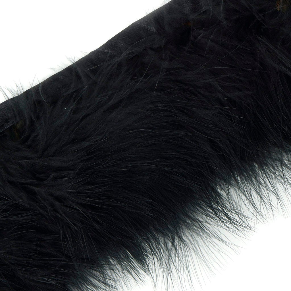 Feather8-10cm Fluffy Turkey Feather Trim On Ribbon – 1-10m Natural Feathers Fringe for Sewing, DIY Crafts, Wedding & Clothing Decor