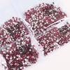 Fuchsia Nail Art Diamond Glass Crystal Flat Bottom Diamond Diy Mobile Phone Case Beauty Jewelry Rhinestone Accessories Exquisite Zhejiang