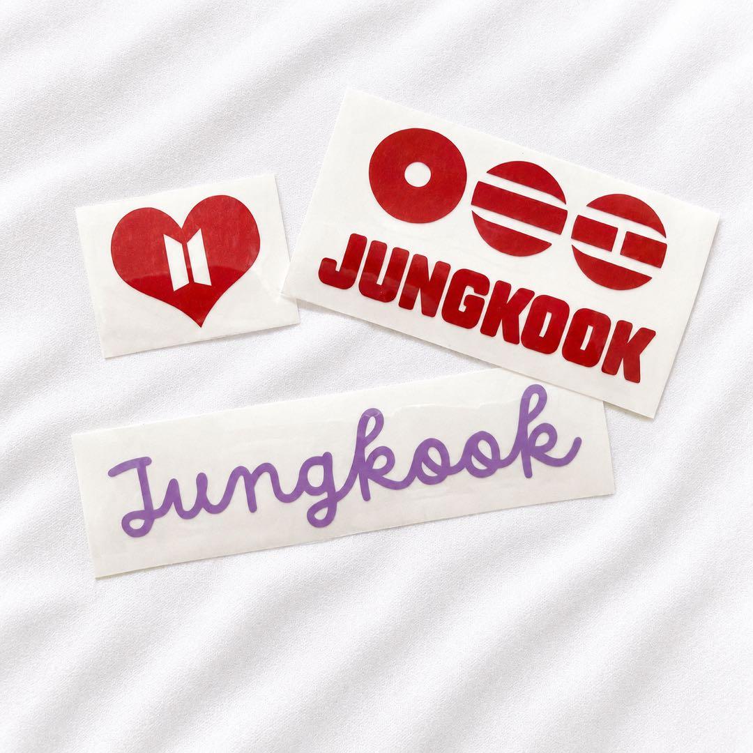 BTS Jungkook Name Sticker Arirang