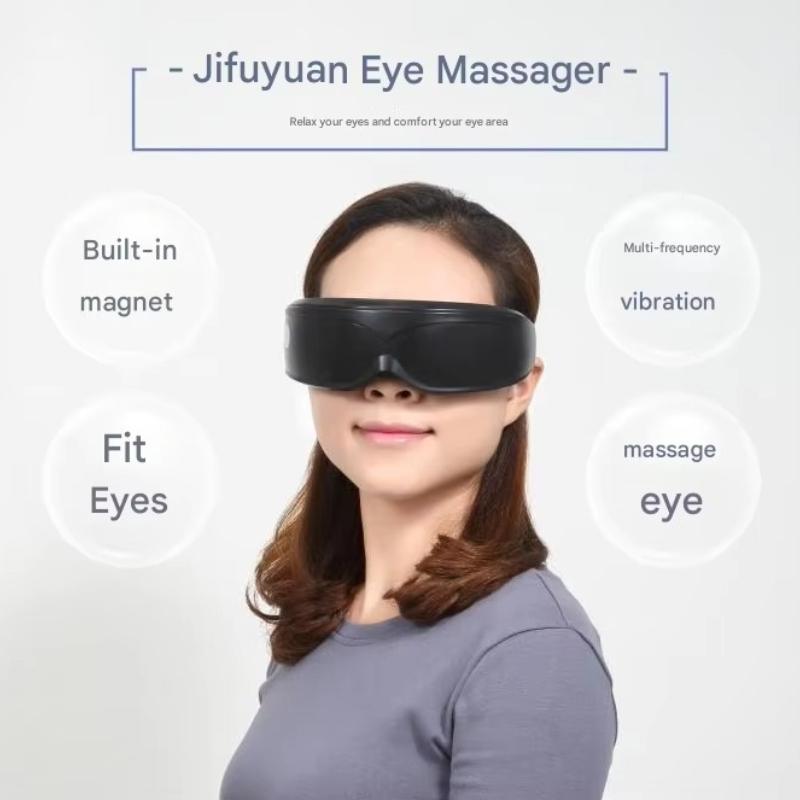 Multifunctional 9 Modes Eye Massager with Multi-Frequency Vibration 22 Magnets Safety Material Eye Care Massager for Relaxing Eye Health Promote Sleep