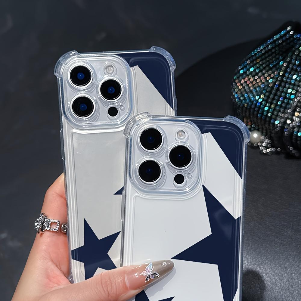 Creative star pattern phone case suitable for iPhone 17 16 15 14 13 12 11 Pro/Max/Plus anti drop and shockproof back cover