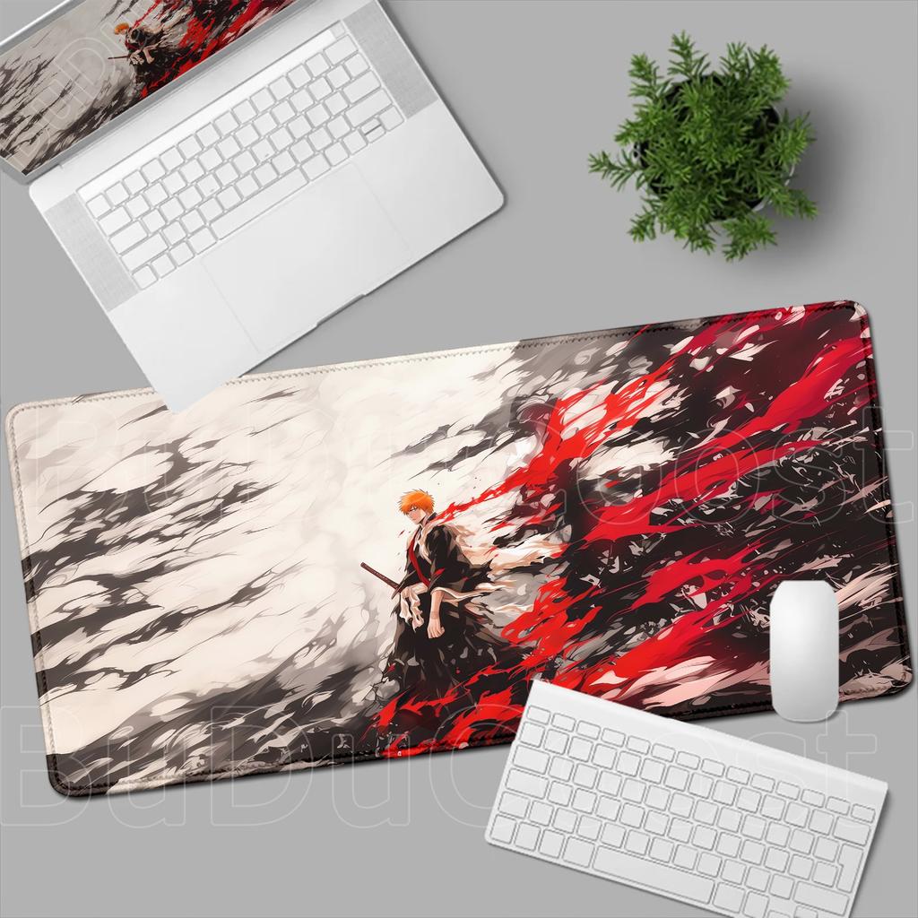 New Hot Cool Anime Bleach Mouse Pad XXL Large Mousepad Manga Laptop Office Rubber Soft Table Pc Gaming HD Printing Non-Slip Mat