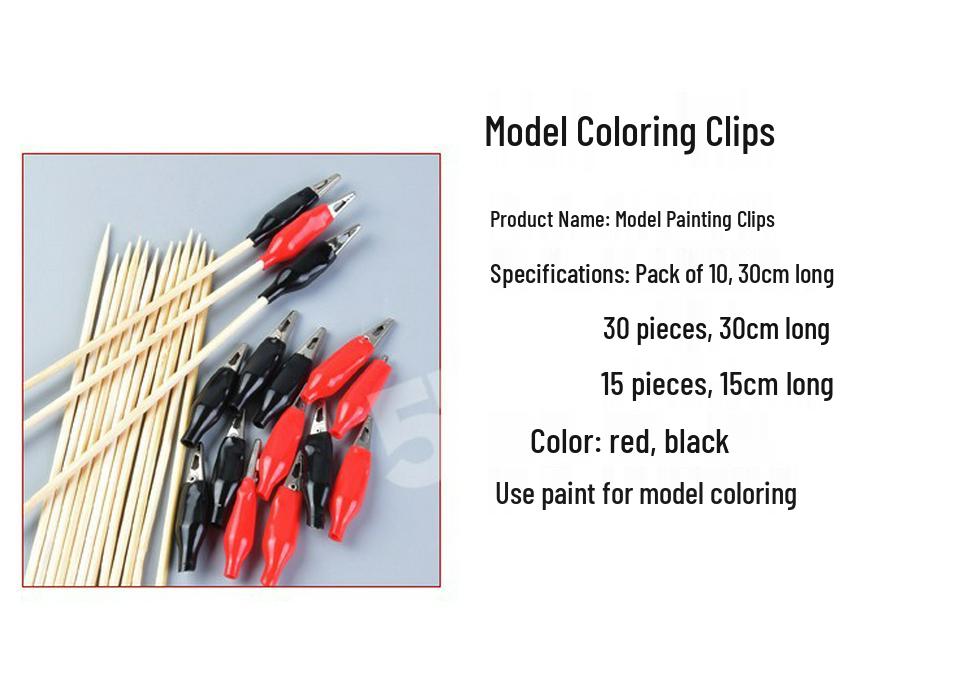 5D Model Painting Tools with Drying Clips & Stand