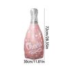 3-Pack, Rose Wine Bottle-Shaped Aluminum Foil Balloons, Very Suitable for Birthday Party Decorations, Bachelorette Parties, Single's Parties, After 