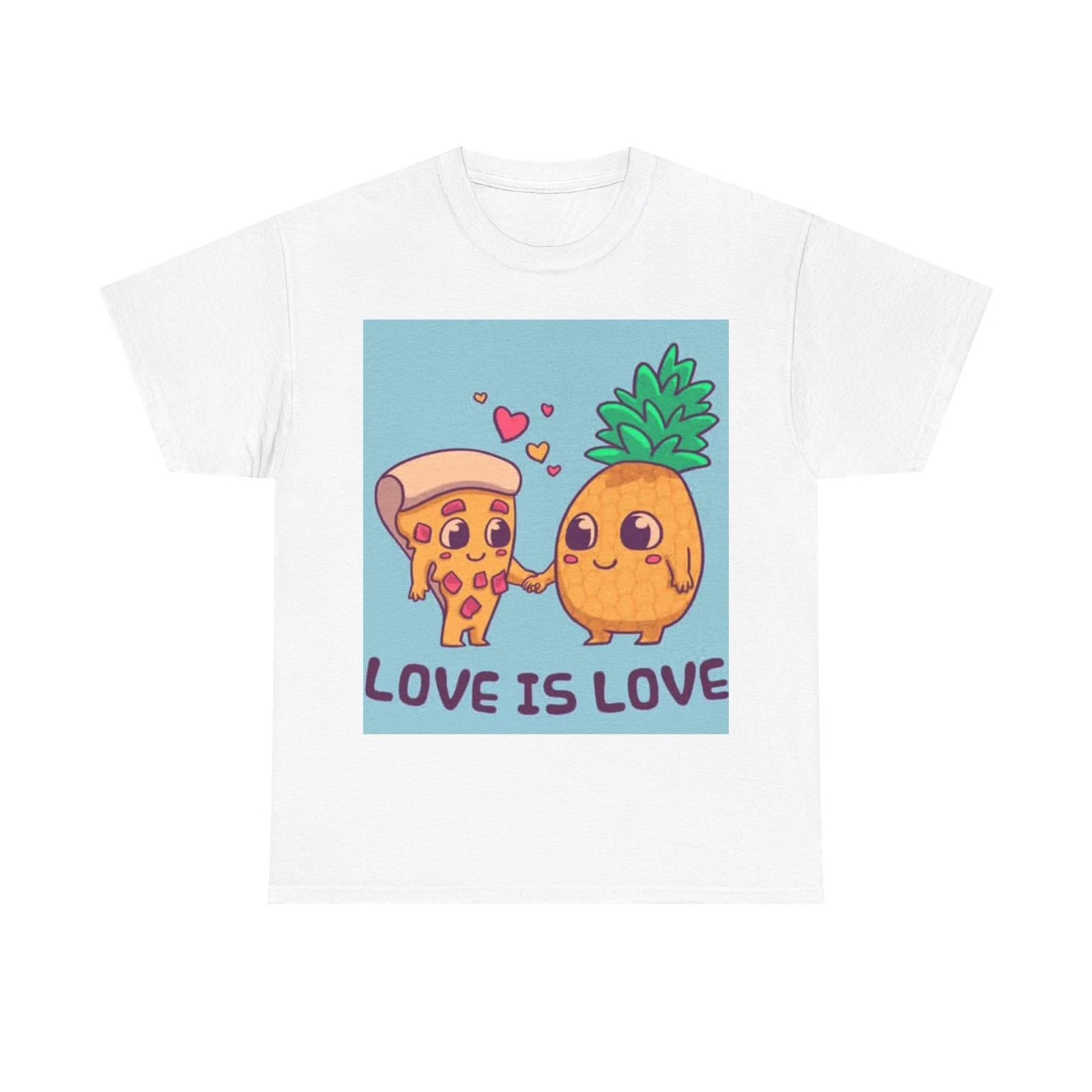 Men s and Women s T-shirts Pizza Is Love XXXL