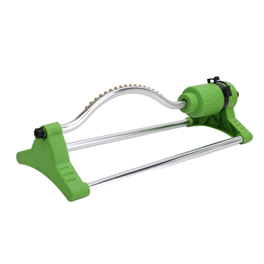 Oscillating Lawn Sprinkler 17 Holes Automatic Water Sprinkler with 4 Spray Modes and Metal Fittings for Yard Garden Irrigation