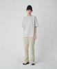 Snow Peak Knit Pullover Short Sleeve for Men and Light Size L Co/Pe KN-25SU002 T-Shirt Women, Gray,