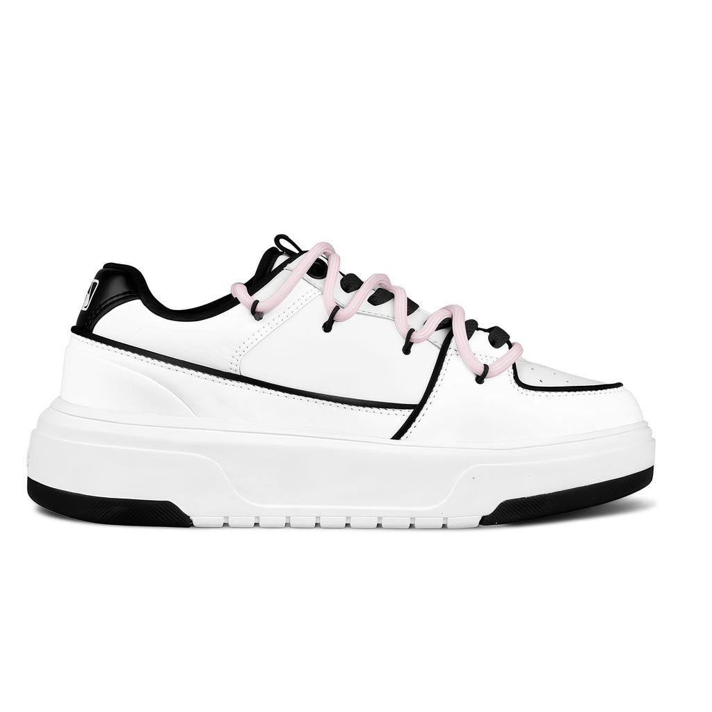 MLB Chunky Liner Soft And Cute Kitten Slip Resistant Slip Resistant Low top Chunky Sneakers Unisex Black White 3ASXCA12N-50WHS(Team1868- )