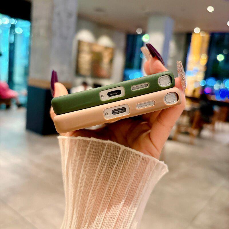 Samsung S25 Case: Skin-Feel Magnetic, Color-Block, Anti-Slip Edge, Drop-Proof, Full Coverage for S26 Ultra, S24 Plus