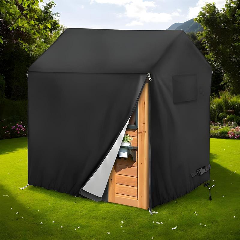 Outdoor Children's Game House Cover Windproof Waterproof Sunscreen Protective Cover Garden Courtyard Wooden House Covers