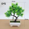 Blooming Bouquet Artificial Flower Pine Tree Bonsai Stage Garden Wedding Party Decor