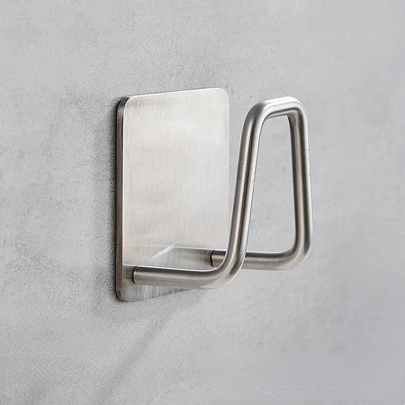Kitchen Organizer Sponge Holder Soap Drying Rack Self Adhesive Sink Drain Racks Stainless Steel Sink Wall Storage Racks Hooks